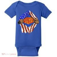 Funny Super Hospice Nurse Hero Job Cute Gift Baby Bodysuit thumb 0