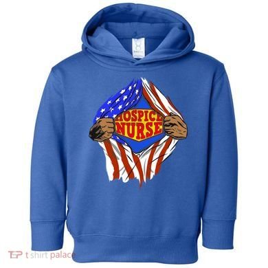 Funny Super Hospice Nurse Hero Job Cute Gift Toddler Hoodie