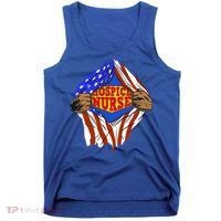 Funny Super Hospice Nurse Hero Job Cute Gift Tank Top thumb 0