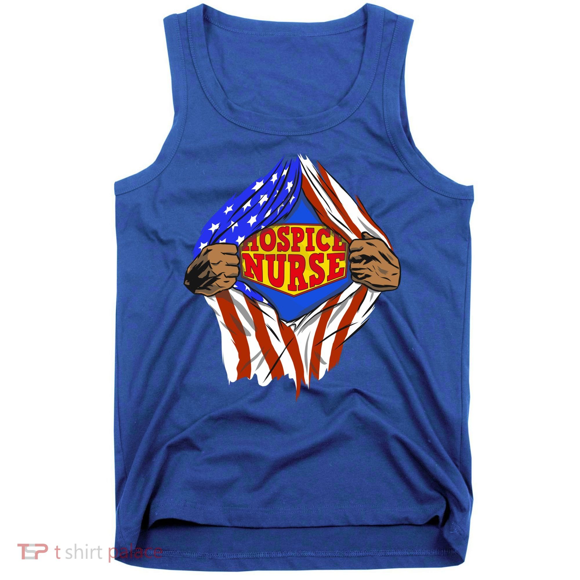 Funny Super Hospice Nurse Hero Job Cute Gift Tank Top