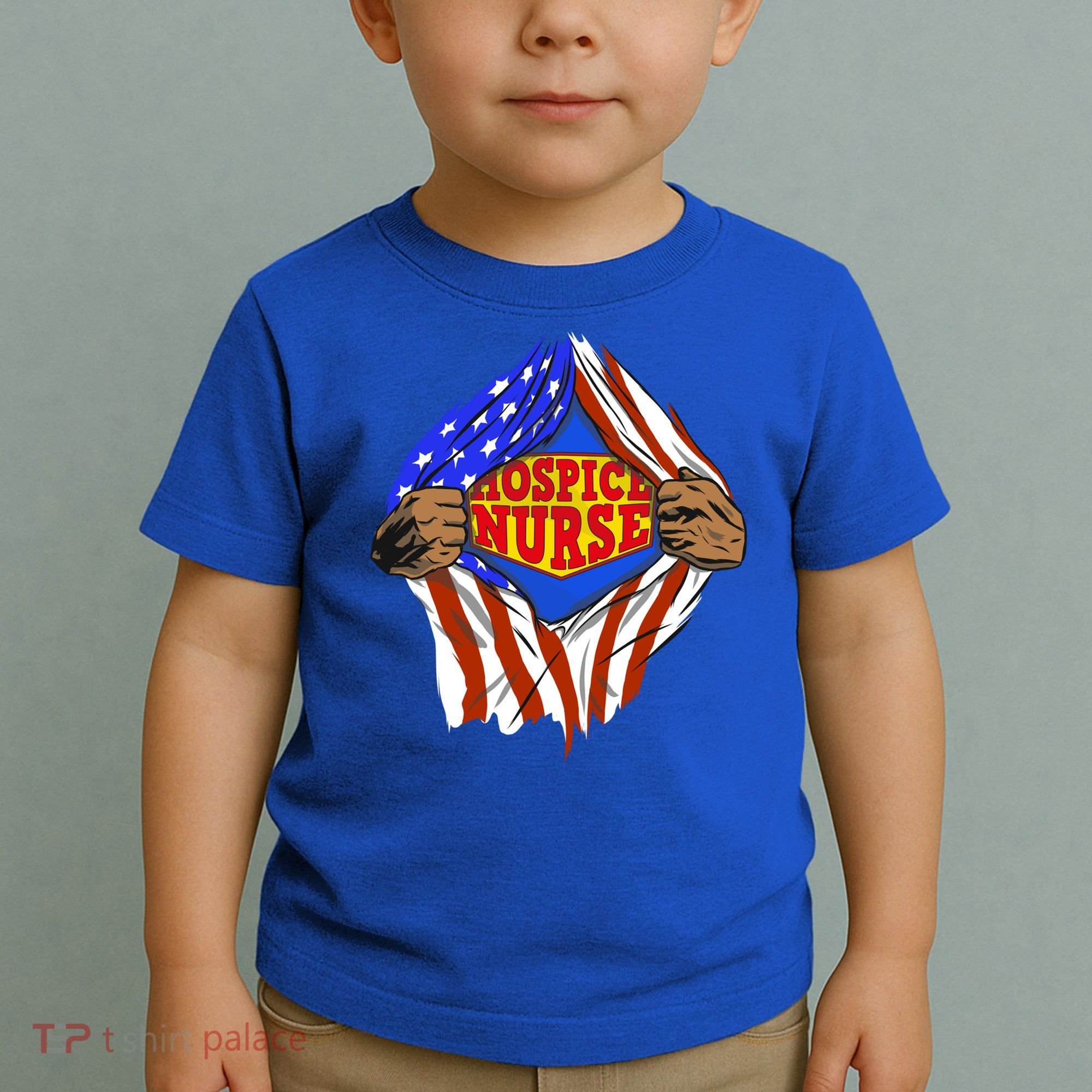 Funny Super Hospice Nurse Hero Job Cute Gift Toddler T-Shirt