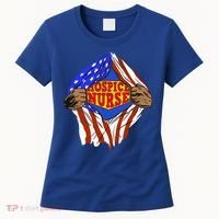 Funny Super Hospice Nurse Hero Job Cute Gift Women's T-Shirt thumb 0