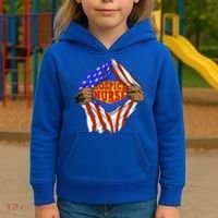 Funny Super Hospice Nurse Hero Job Cute Gift Kids Hoodie thumb 3