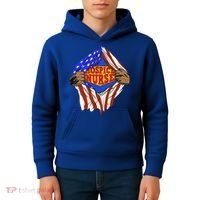 Funny Super Hospice Nurse Hero Job Cute Gift Kids Hoodie thumb 4