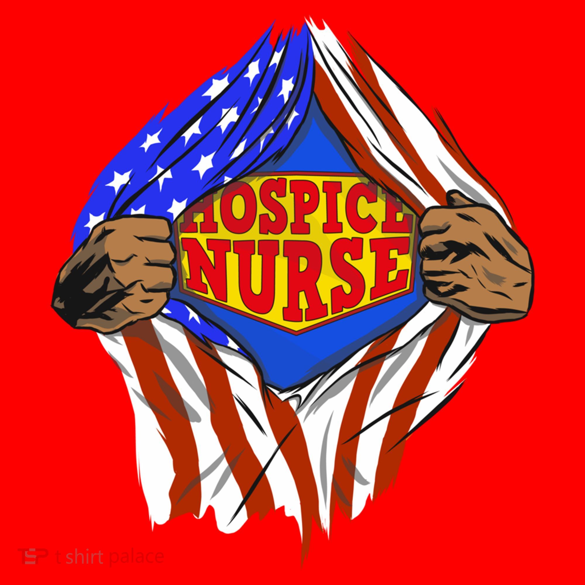 Funny Super Hospice Nurse Hero Job Cute Gift Santa Hat