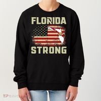 Florida Strong Hurricane Ian Support Florida Women's Sweatshirt thumb 0
