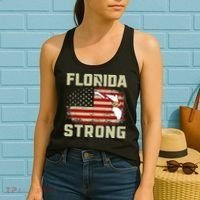 Florida Strong Hurricane Ian Support Florida Women's Tank Top thumb 2