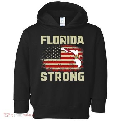Florida Strong Hurricane Ian Support Florida Toddler Hoodie