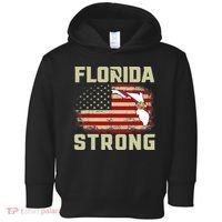 Florida Strong Hurricane Ian Support Florida Toddler Hoodie thumb 0