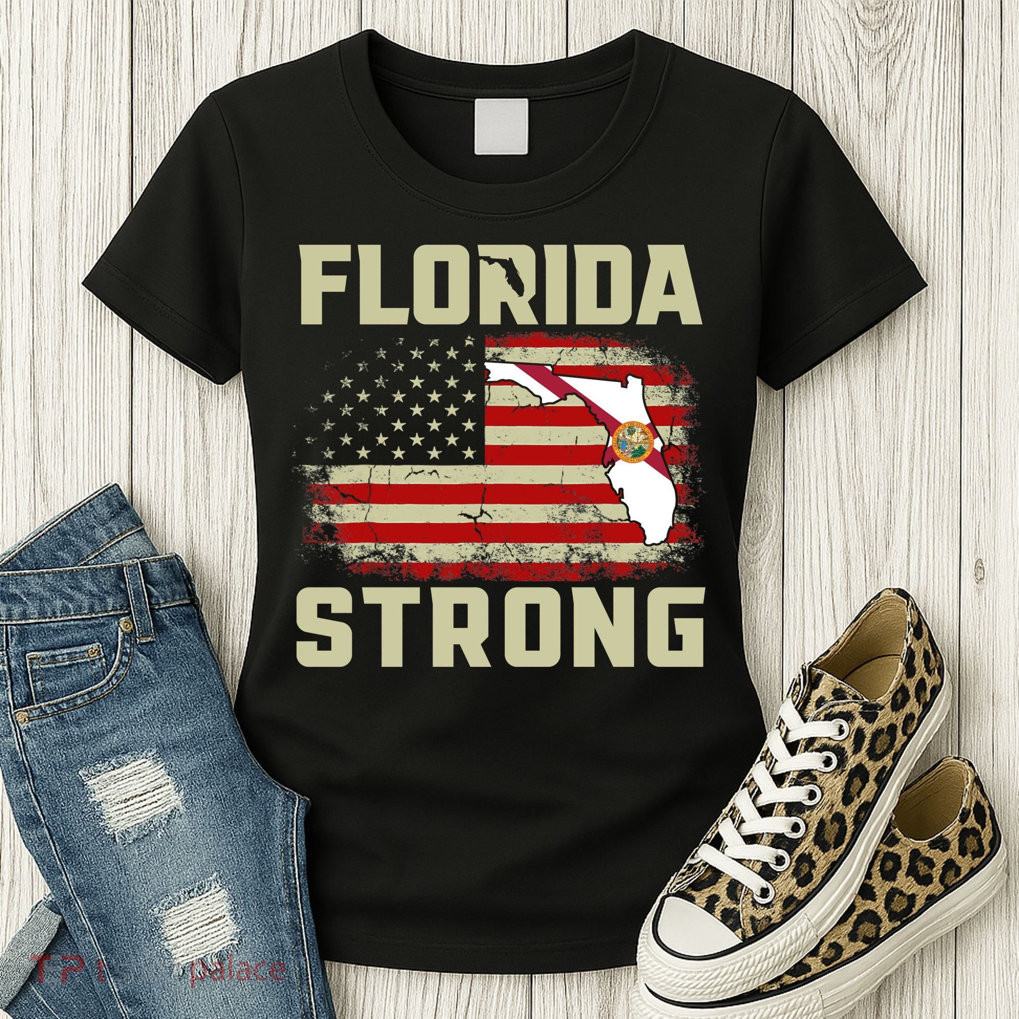 Florida Strong Hurricane Ian Support Florida Women's T-Shirt