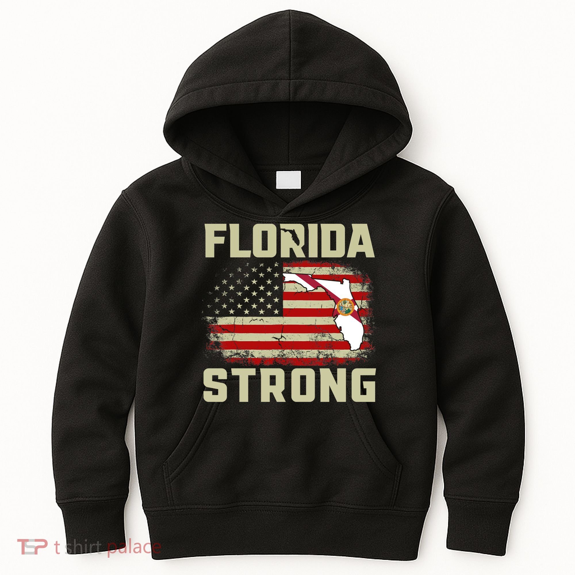 Florida Strong Hurricane Ian Support Florida Kids Hoodie
