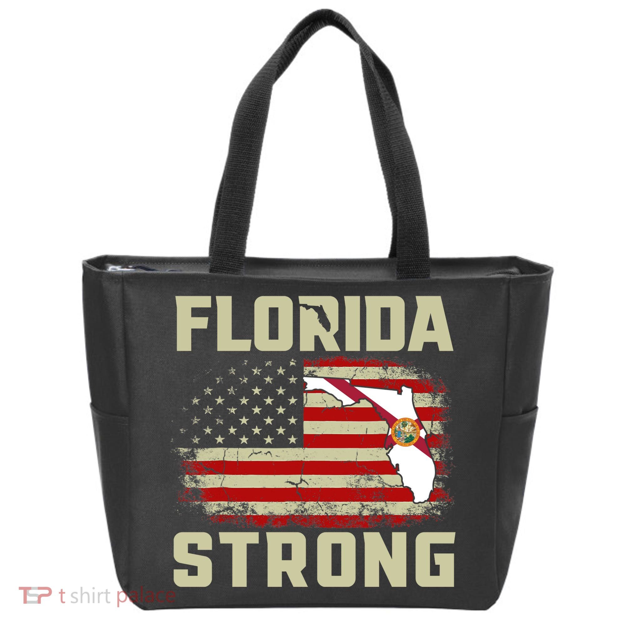 Florida Strong Hurricane Ian Support Florida Tote Bag