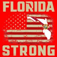 Florida Strong Hurricane Ian Support Florida Santa Hat thumb 1