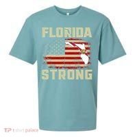 Florida Strong Hurricane Ian Support Florida Sueded Cloud Jersey T-Shirt thumb 0