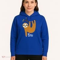 Funny Sloth Hanging On A Tree Gift Funny Sloth Lover Relax Take It Easy Gift Hoodie thumb 5