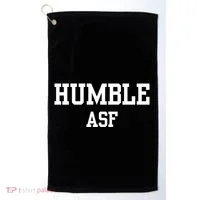 Funny Saying Humble Asf Golf Towel thumb 0