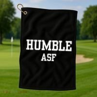 Funny Saying Humble Asf Golf Towel thumb 1