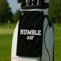 Funny Saying Humble Asf Golf Towel thumb 2