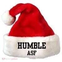 Funny Saying Humble Asf Santa Hat thumb 0