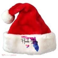 Florida Strong Hurricane Helene Santa Hat thumb 0