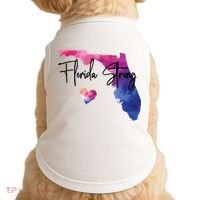 Florida Strong Hurricane Helene Doggie Tank thumb 0