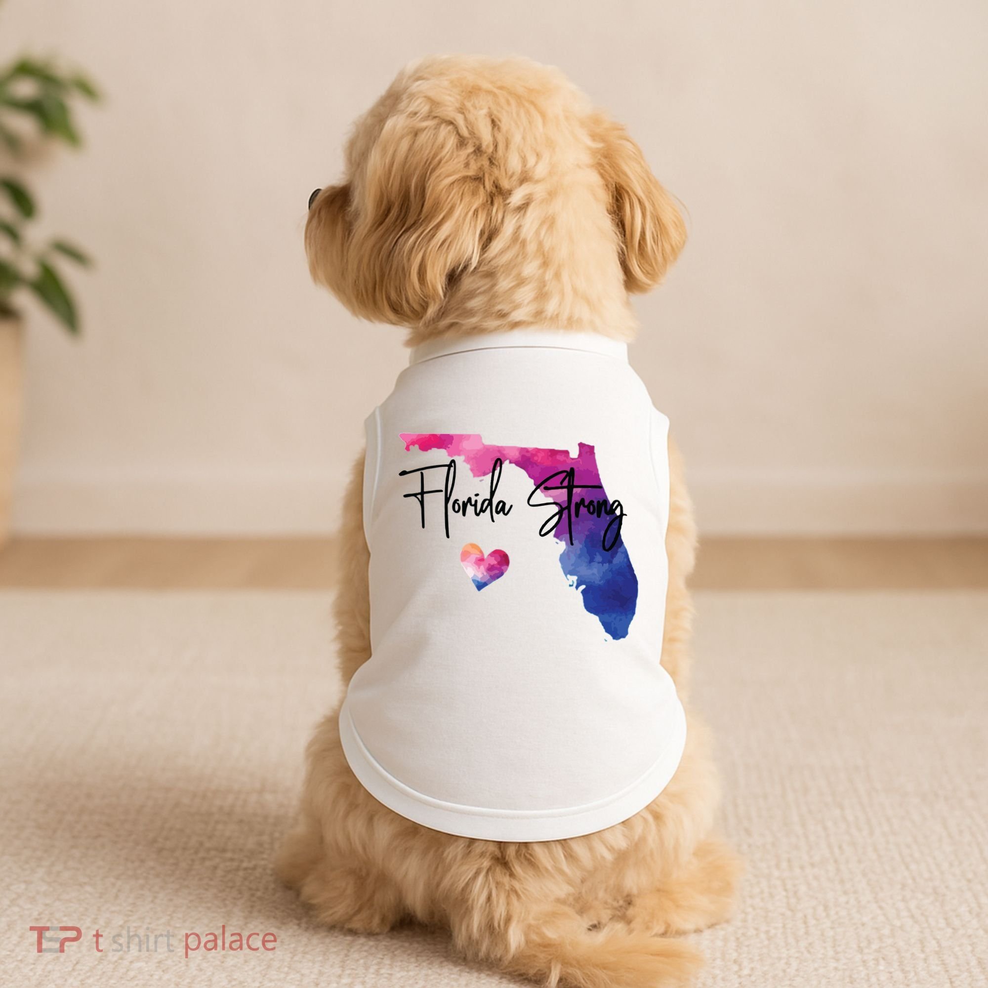 Florida Strong Hurricane Helene Doggie Tank