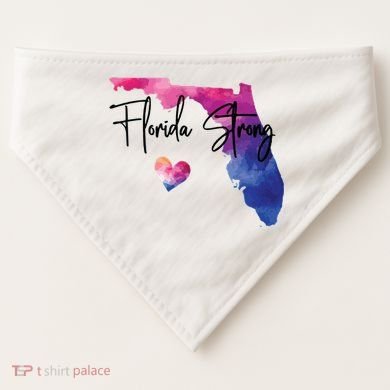 Florida Strong Hurricane Helene USA-Made Doggie Bandana