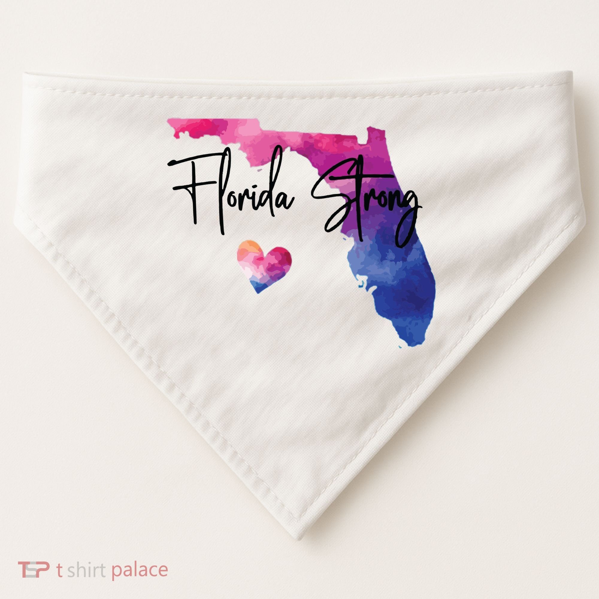 Florida Strong Hurricane Helene USA-Made Doggie Bandana