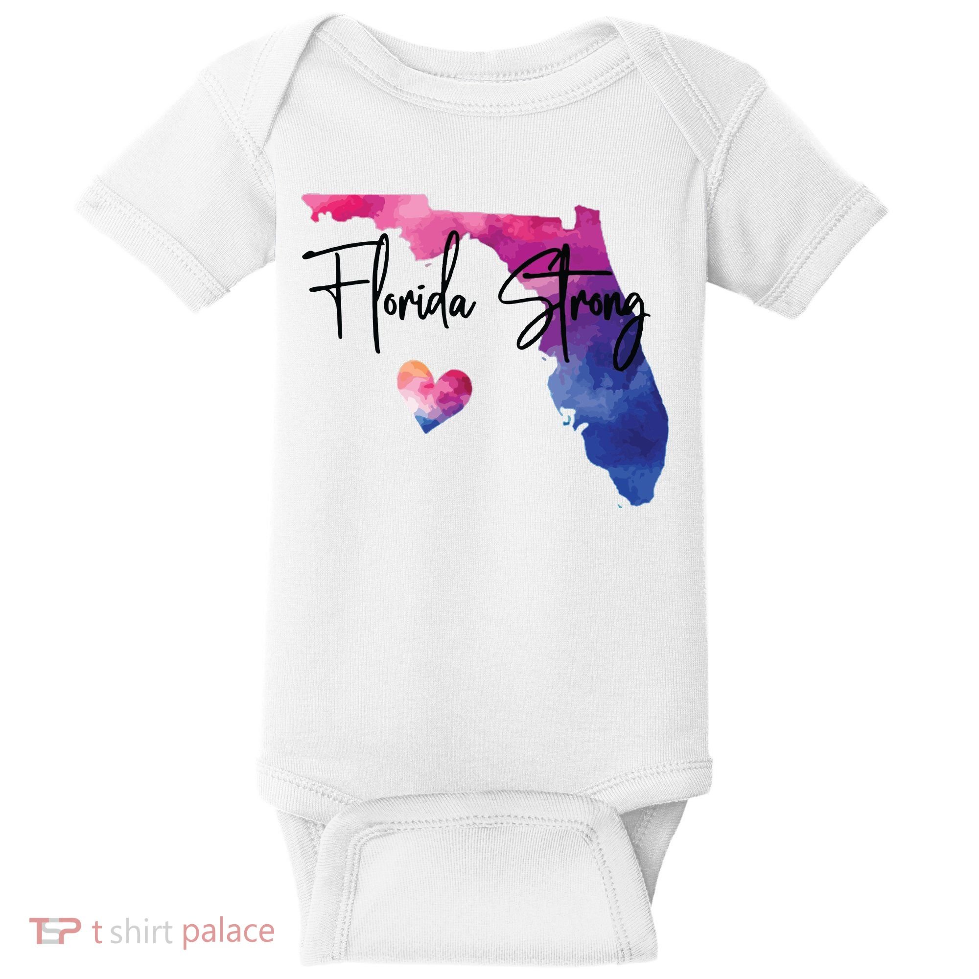 Florida Strong Hurricane Helene Baby Bodysuit