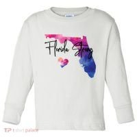 Florida Strong Hurricane Helene Toddler Long Sleeve Shirt thumb 0