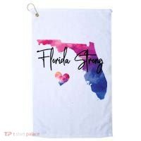 Florida Strong Hurricane Helene Golf Towel thumb 0