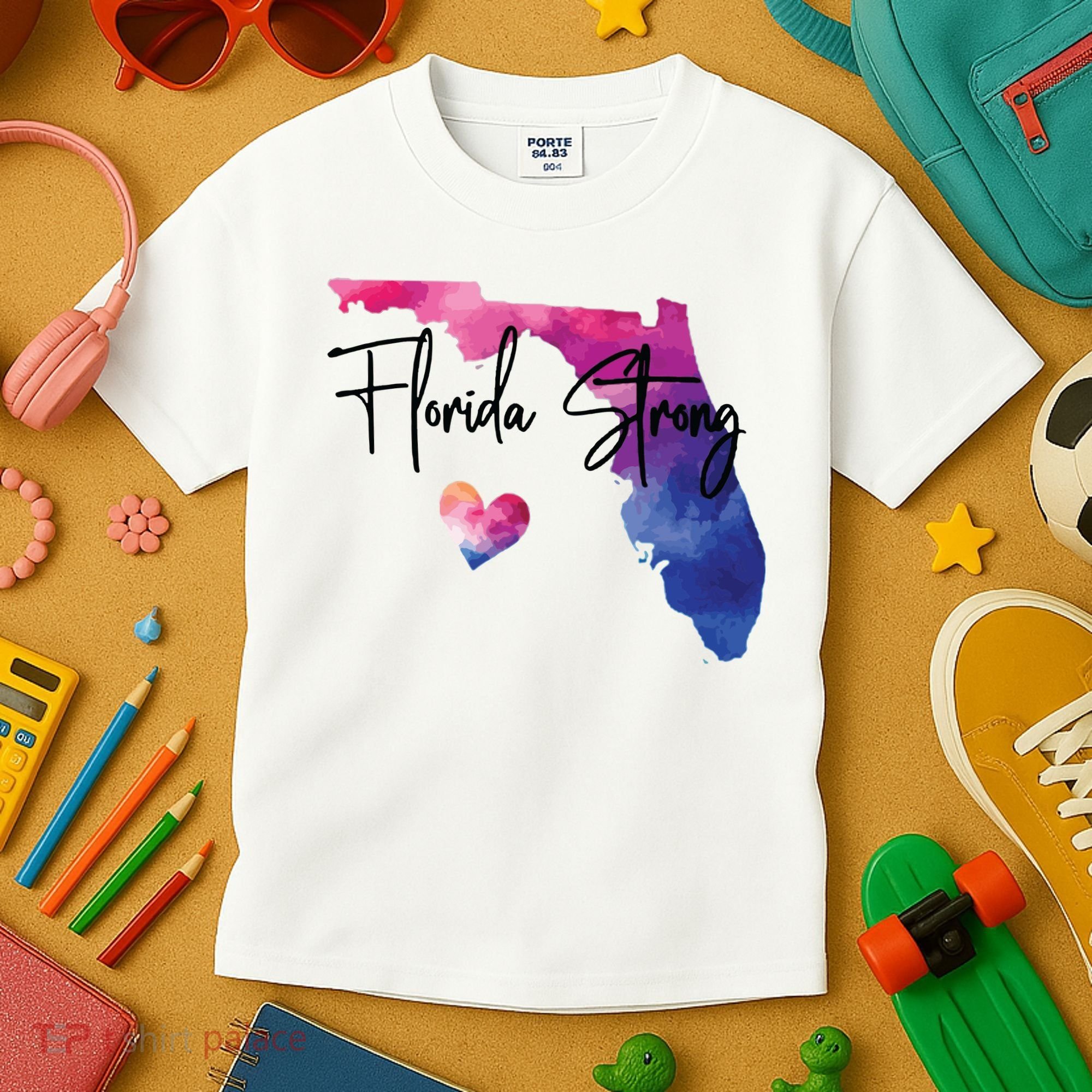 Florida Strong Hurricane Helene Kids T-Shirt