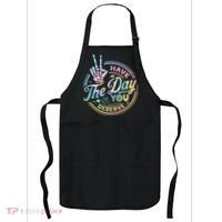 Funny Sarcastic Have The Day You Deserve Tie Dye Gift Apron thumb 0