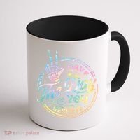 Funny Sarcastic Have The Day You Deserve Tie Dye Gift Coffee Mug thumb 1