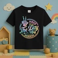 Funny Sarcastic Have The Day You Deserve Tie Dye Gift Toddler T-Shirt thumb 3