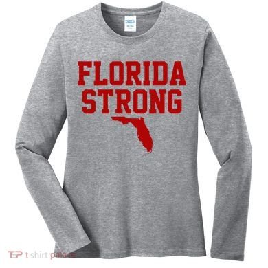 Florida Strong Hurricane Milton Women's Long Sleeve Shirt