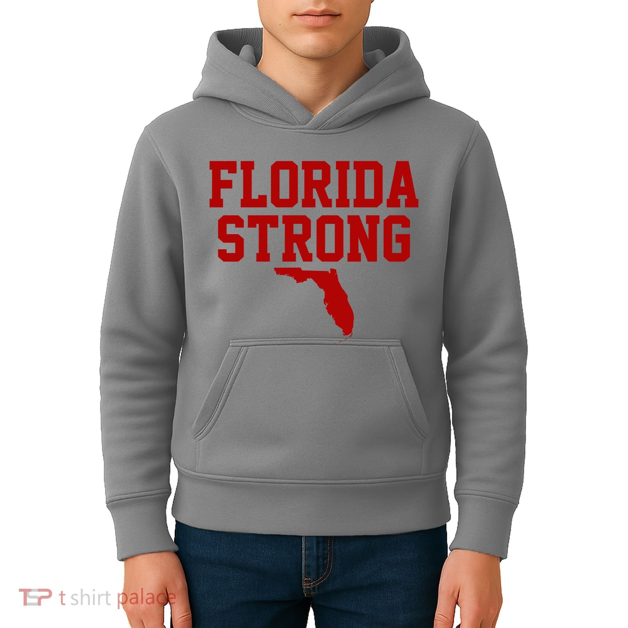 Florida Strong Hurricane Milton Kids Hoodie
