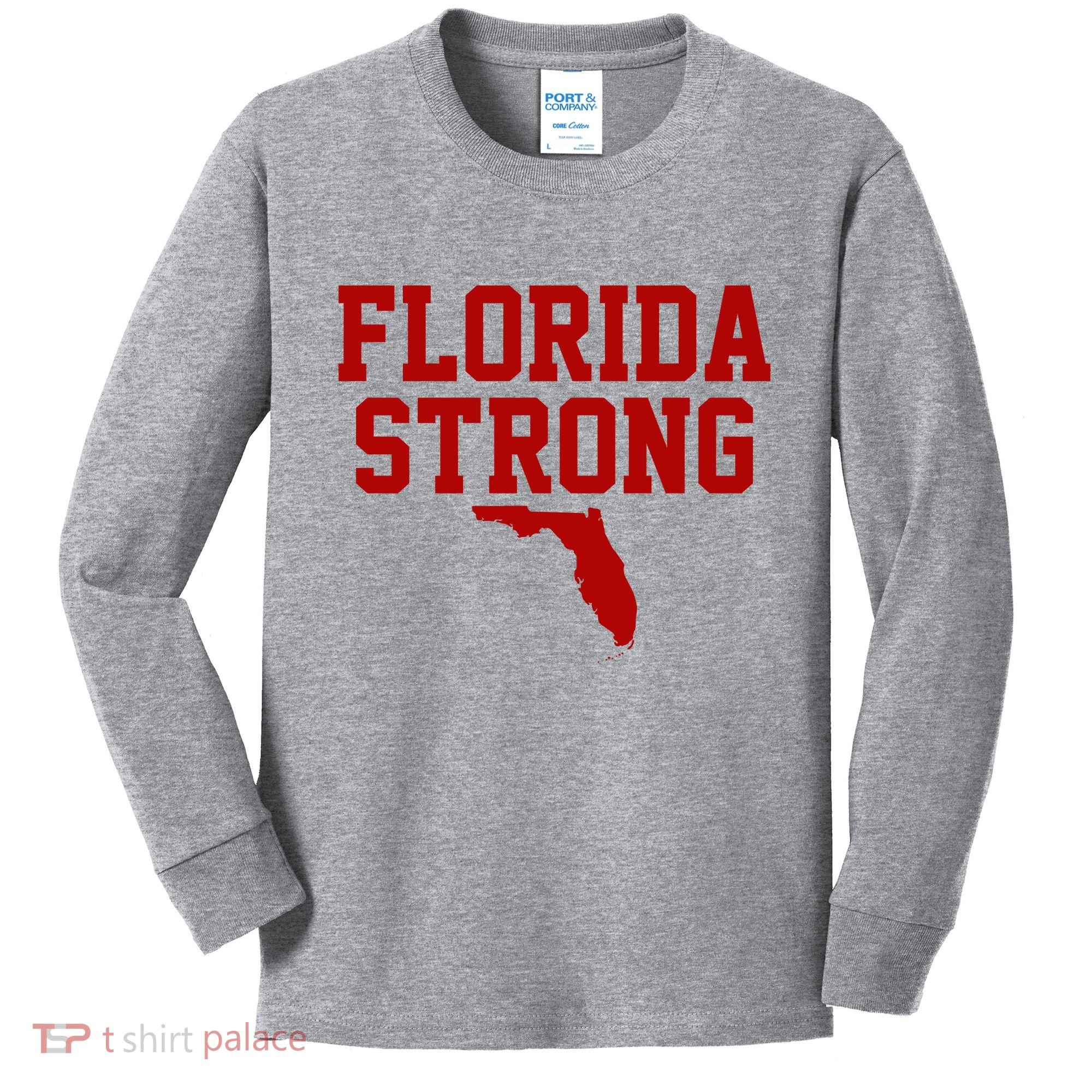 Florida Strong Hurricane Milton Kids Long Sleeve Shirt