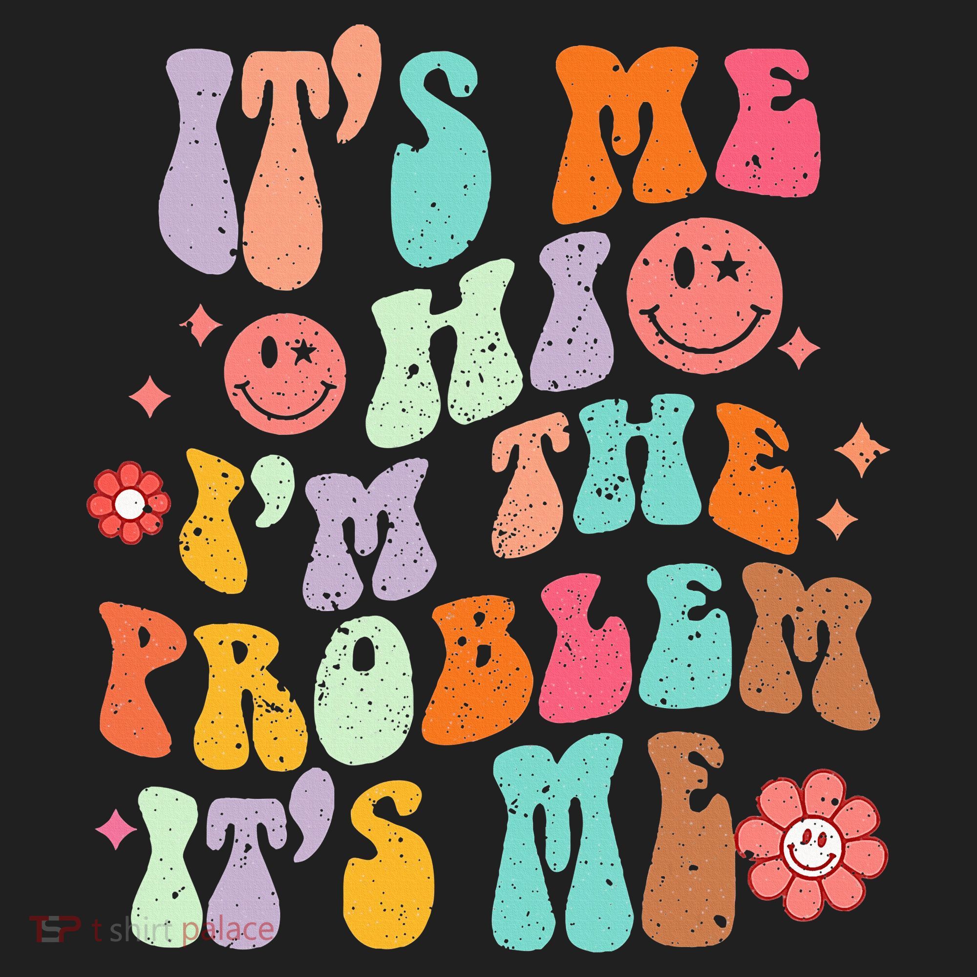 Funny Sarcasm Humor I'm A Problem Retro Groovy Hat