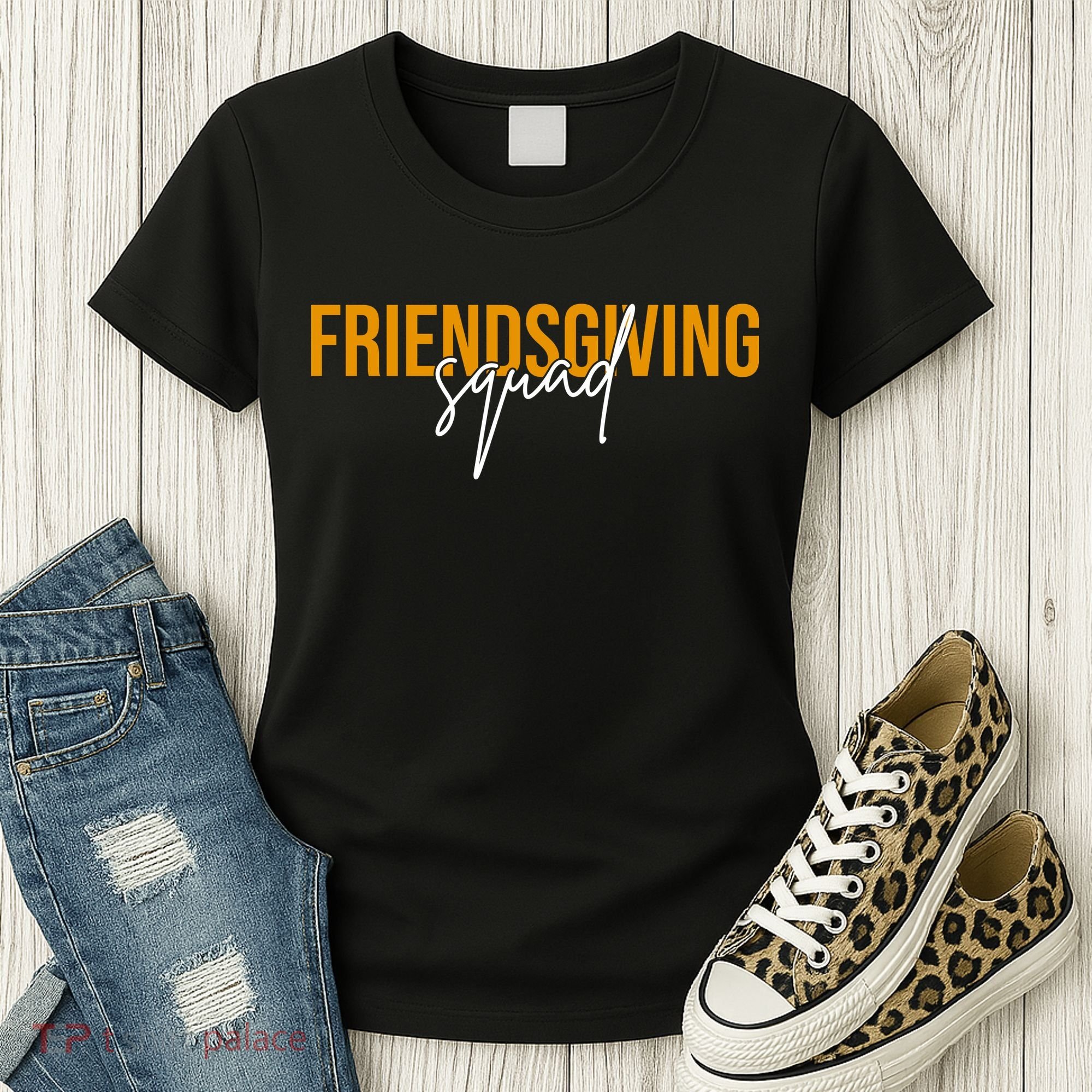 Friendsgiving Squad Holiday Gift Women's T-Shirt