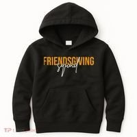 Friendsgiving Squad Holiday Gift Kids Hoodie thumb 0