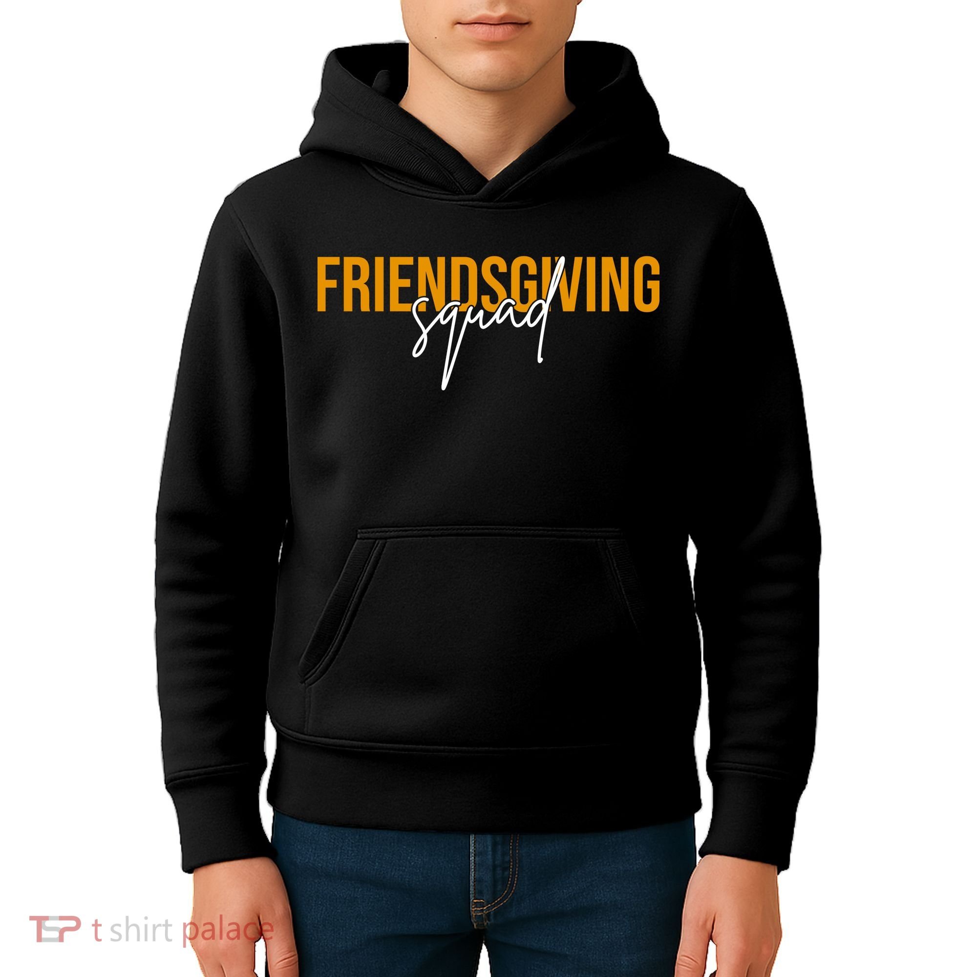 Friendsgiving Squad Holiday Gift Kids Hoodie