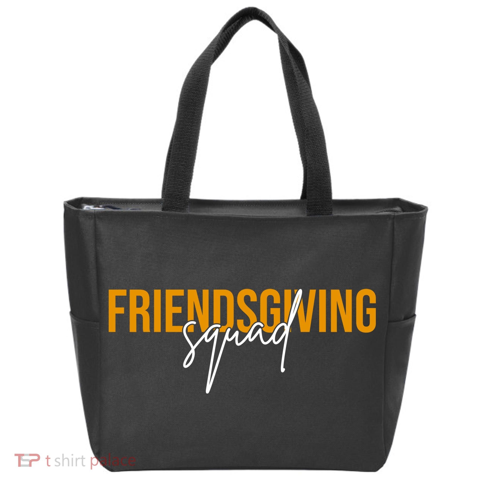 Friendsgiving Squad Holiday Gift Tote Bag