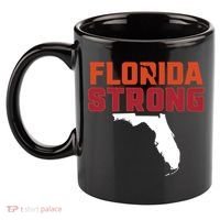 Florida Strong Hurricane Ian Support Florida 11oz C Handle Ceramic Mug thumb 2