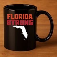 Florida Strong Hurricane Ian Support Florida 11oz C Handle Ceramic Mug thumb 3