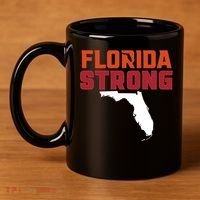 Florida Strong Hurricane Ian Support Florida 11oz C Handle Ceramic Mug thumb 4