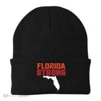 Florida Strong Hurricane Ian Support Florida Beanie thumb 0