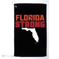 Florida Strong Hurricane Ian Support Florida Golf Towel thumb 0