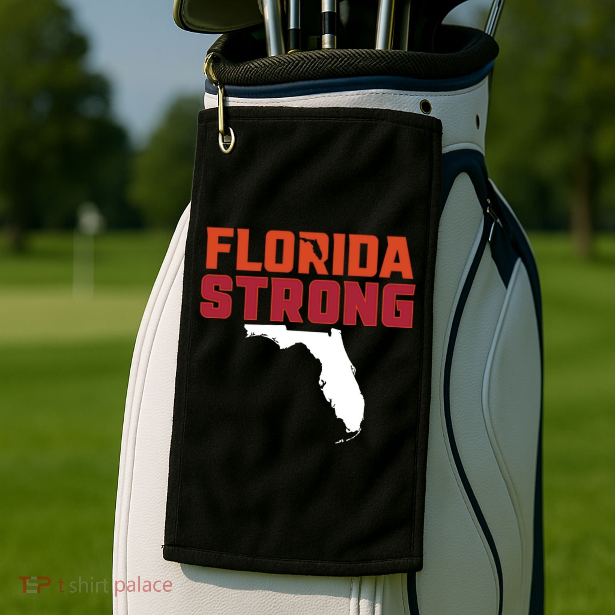 Florida Strong Hurricane Ian Support Florida Golf Towel