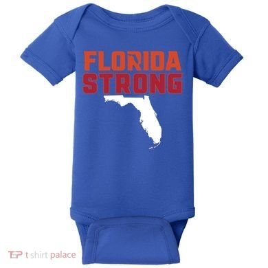 Florida Strong Hurricane Ian Support Florida Baby Bodysuit